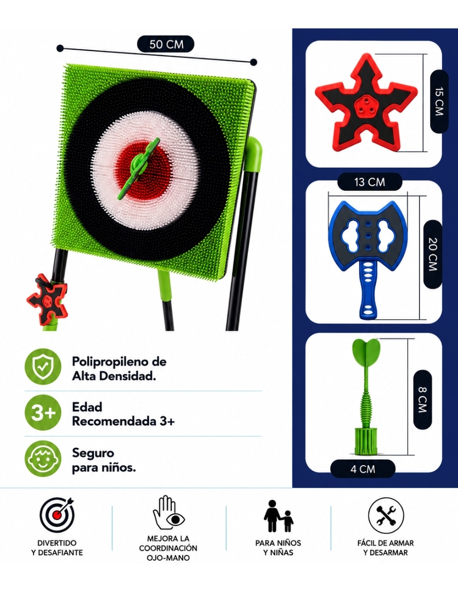 Set de juego de dardos